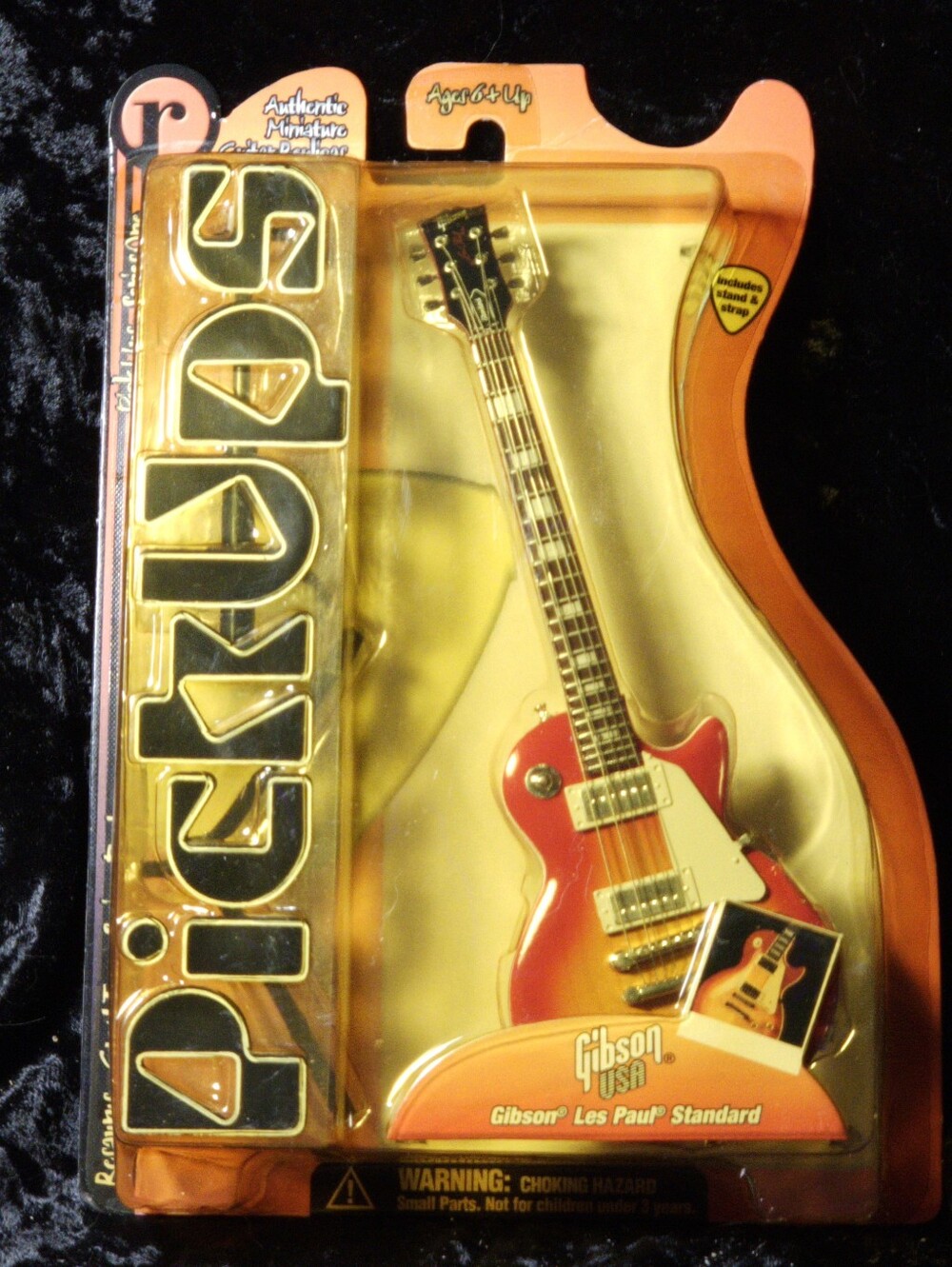 Pick Ups Gibson Les Paul Standard Cherry Sunburst Miniature Guitar Sealed